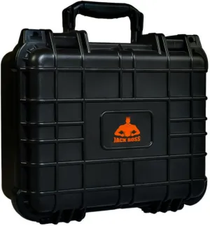 14x 11.5x 6 Inch Hard Case, Portable Weather Waterproof Protective Camera Case with Customizable Foam, Fit Use of Drones, Camera, Equipments, Black，upgraded