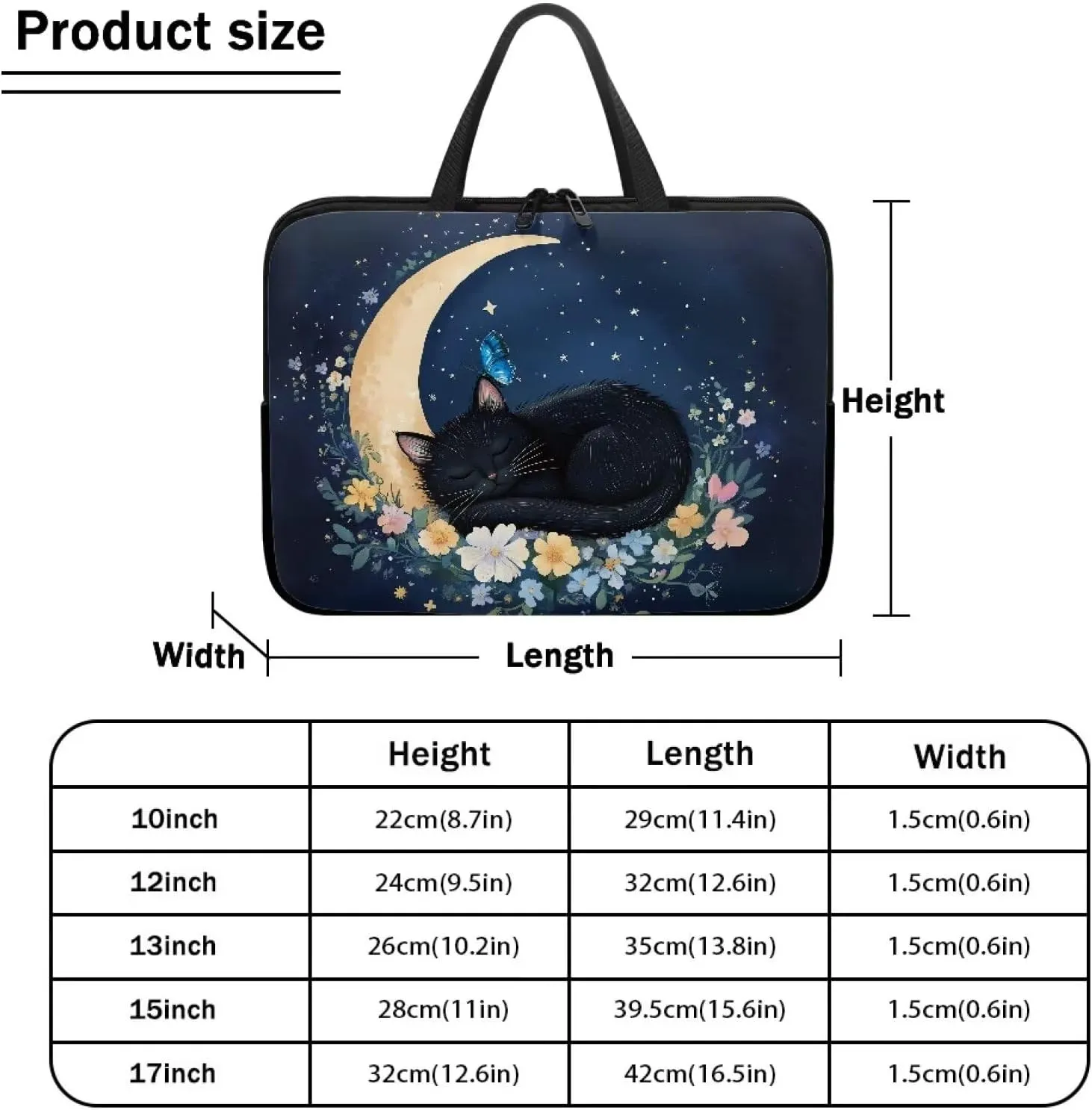 15.6 17.3  Inch Laptop Carrying Case for Women Men Laptop Slevee Computer Bag Laptop Covers