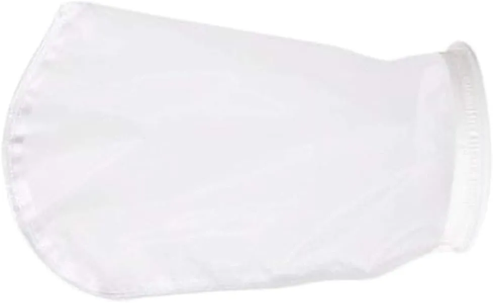 2Pack Monofilament Nylon Mesh Filter Socks Bag NMO 100 Micron - 7 Inch Ring by 18 Inch Long – Water Liquid Filter Bags for Aquarium, Industrial, Chemical (100 Micron 7 x 18 Inch Nylon)