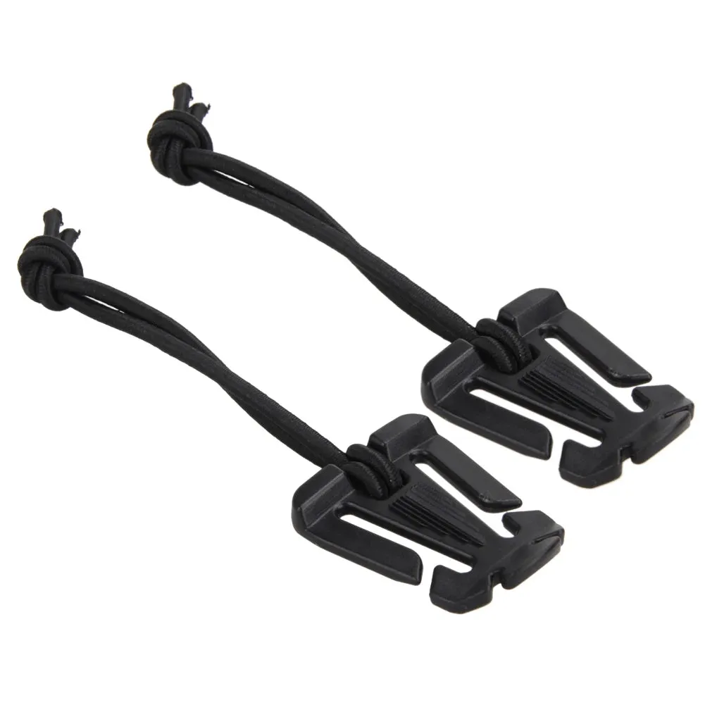 2PCS Backpack Buckle Carabiner Clips – Nylon Camping Gear Hanger Hook