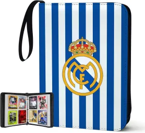 400 Pocket Soccer Card Binder for Collectors - Waterproof Storage Book with Removable Sleeves, Compatible with Soccer Cards 2024-2025