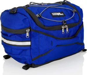 4200 Hideaway Tail Trunk - Water-Resistant, Tear-Resistant, Industrial Grade Ballistic Nylon with Adjustable Strap Mounting System for Universal Fit - Blue