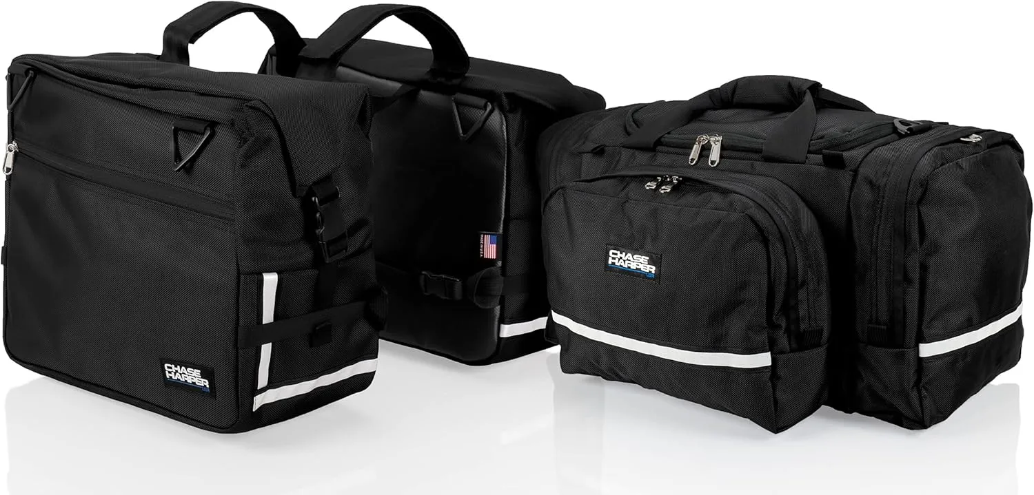 4650 Touring Value Pack - Water-Resistant, Tear-Resistant, Industrial Grade Ballistic Nylon - Bungee Mount