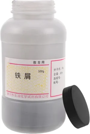 500G Iron Filings for Physics Education Magnetic Iron Powder for School Experiments and Demonstrations for Teaching and Science Learning Activities
