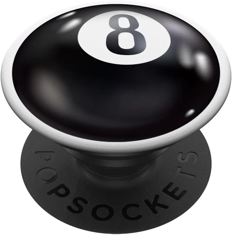 8 Ball Magic Fortune telling Prediction Answer Ball PopSockets Swappable PopGrip