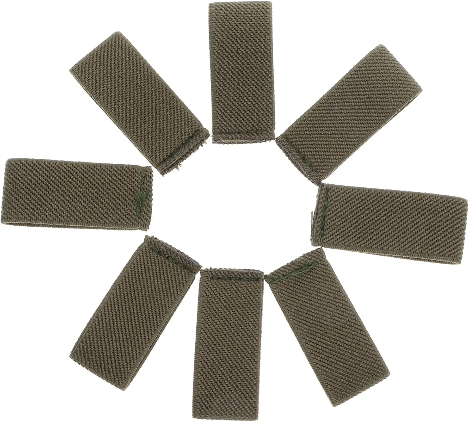 8Pcs Nylon Elastic Belt Keepers for Backpack Straps Durable Webbing Strap Holders Heavy Duty Retainers for Outdoor Gear for Mens Survival Activities