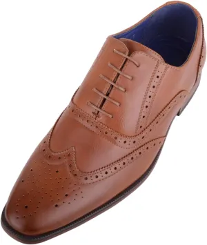 ABSOLUTE FOOTWEAR Mens Slip On Formal Smart Work Suit Lace Up Shoes Brogues