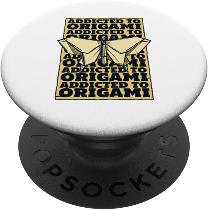 Addicted To Origami Owl Paper Crane Folding Master Origami PopSockets Standard PopGrip