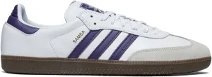 Adidas Samba Adv Shoes - FTWR White/Core Purple/Gold Metallic - 11.0