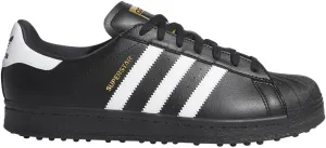 adidas Superstar Golf Spikeless Shoes (Core Black/Cloud White/Gold Metallic, US Footwear Size System, Adult, Men, Numeric, Medium, 12)