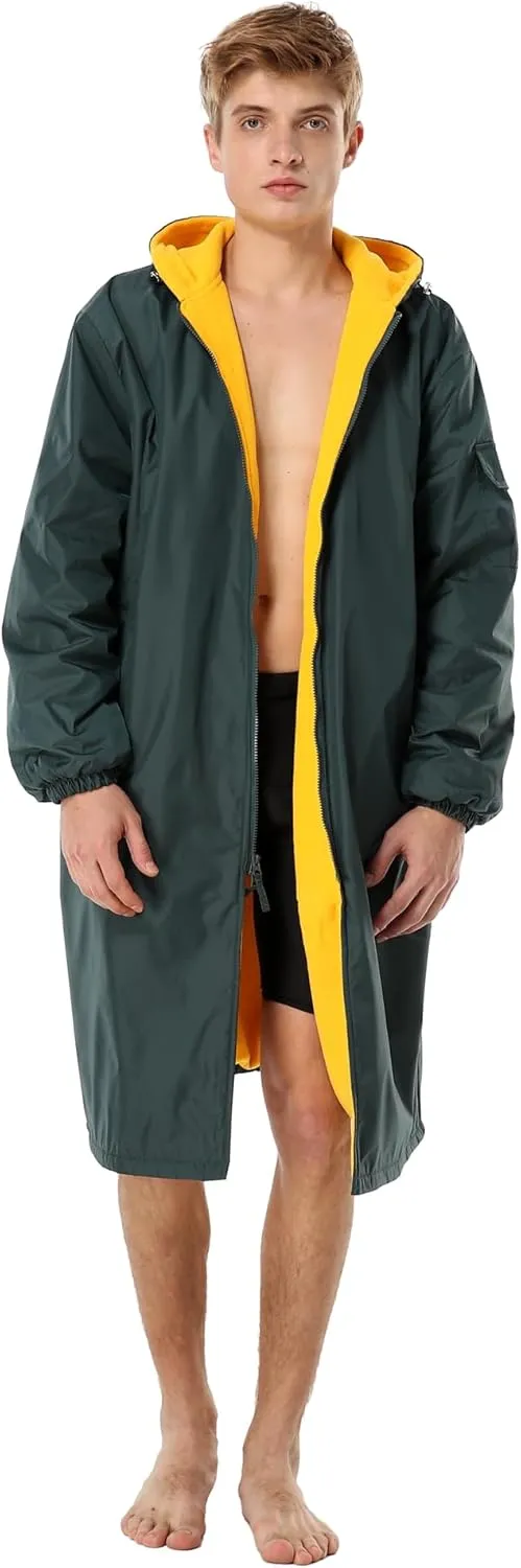 Adoretex Unisex Swim Parka Water Resistant Warm Coat Water Sports Swim Parka for Adult & Kids