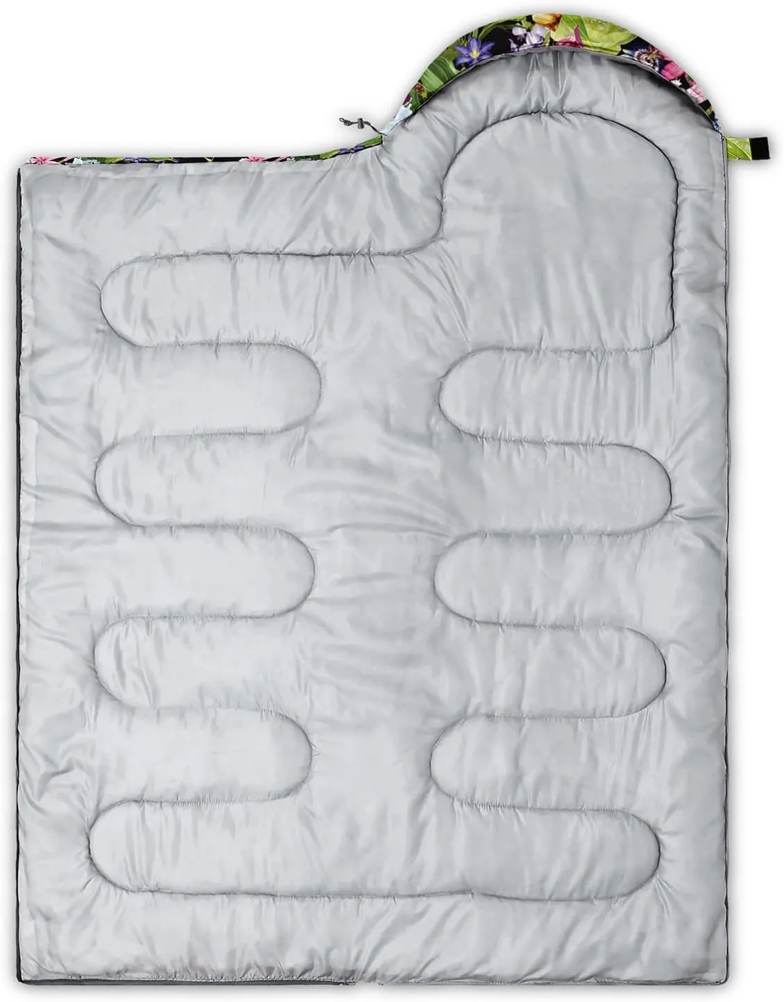 AILONEN Blue Butterfly Sleeping Bags,Lightweight & Waterproof,3 Season Warm & Cool Weather,Fairy Forest Flower Sleeping Bags for Kids,Girls,Adults,Travelling,Outdoors