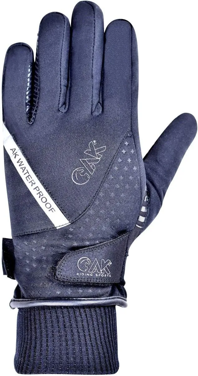 AK New Unisex Winter Wintec Waterproof Equestrian Horse Riding Gloves AKRS-8391