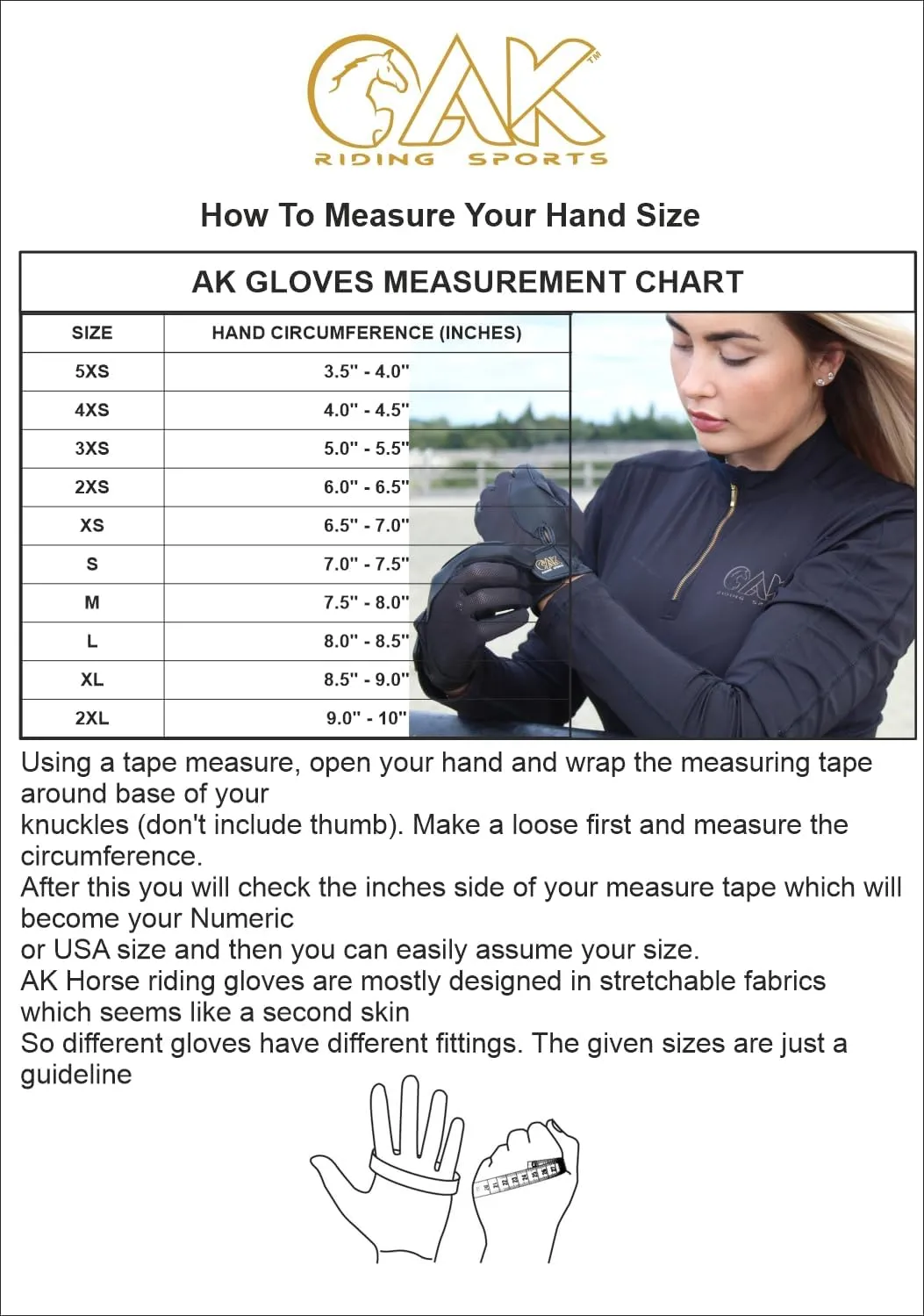 AK New Unisex Winter Wintec Waterproof Equestrian Horse Riding Gloves AKRS-8391