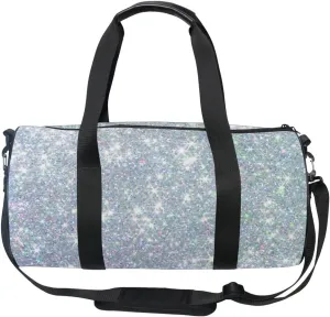 ALAZA Hipster Shiny Glitter Stars Sports Gym Duffel Bag Travel Luggage Handbag for Men Women