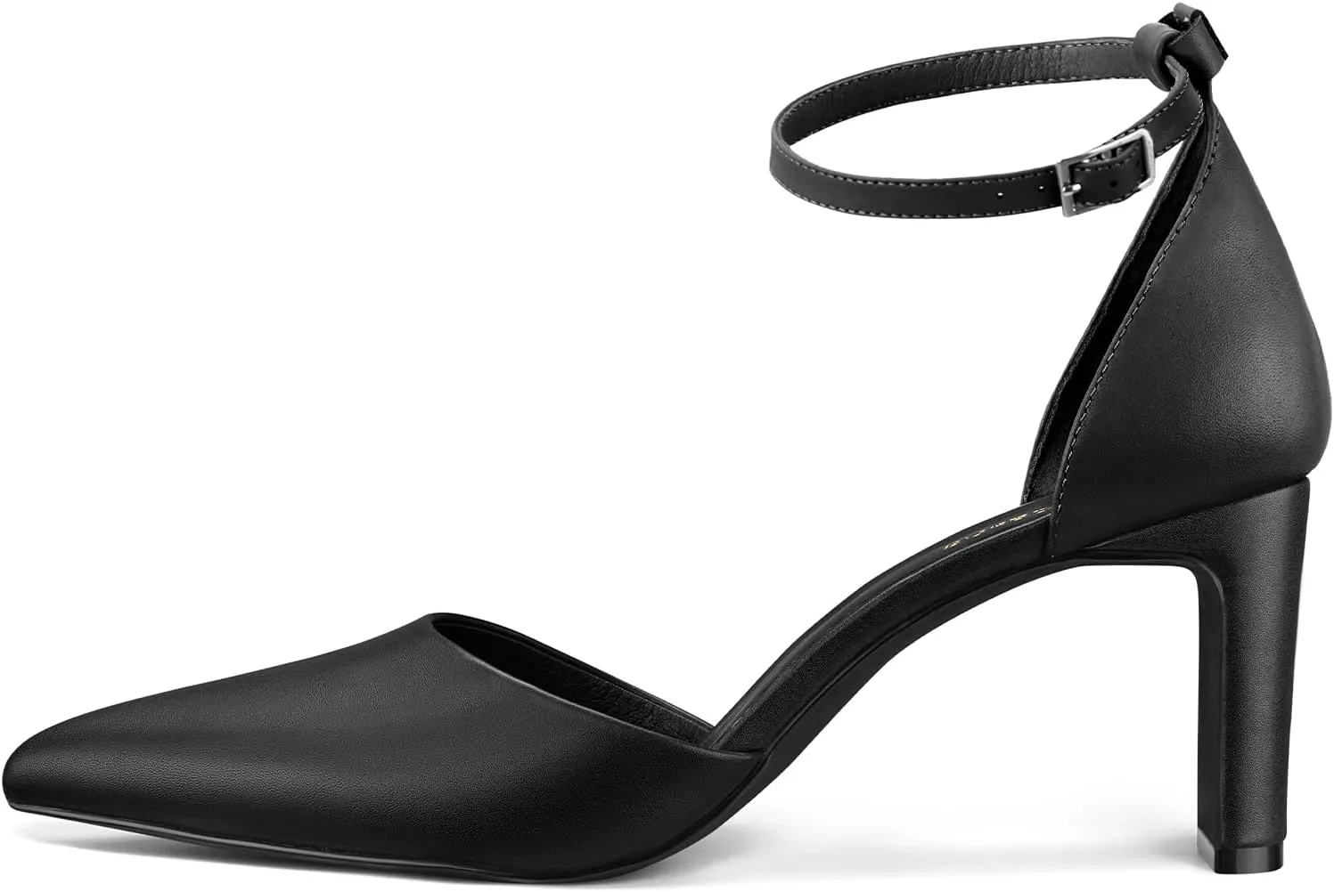 ALICEPUB Women's Detachable Bow Heels Closed Toe 3 Inch Heels Comfortable Work Dress Prom Wedding Pumps
