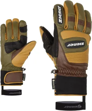 Alpine Men's Ski Gloves Guard Goretex Brown