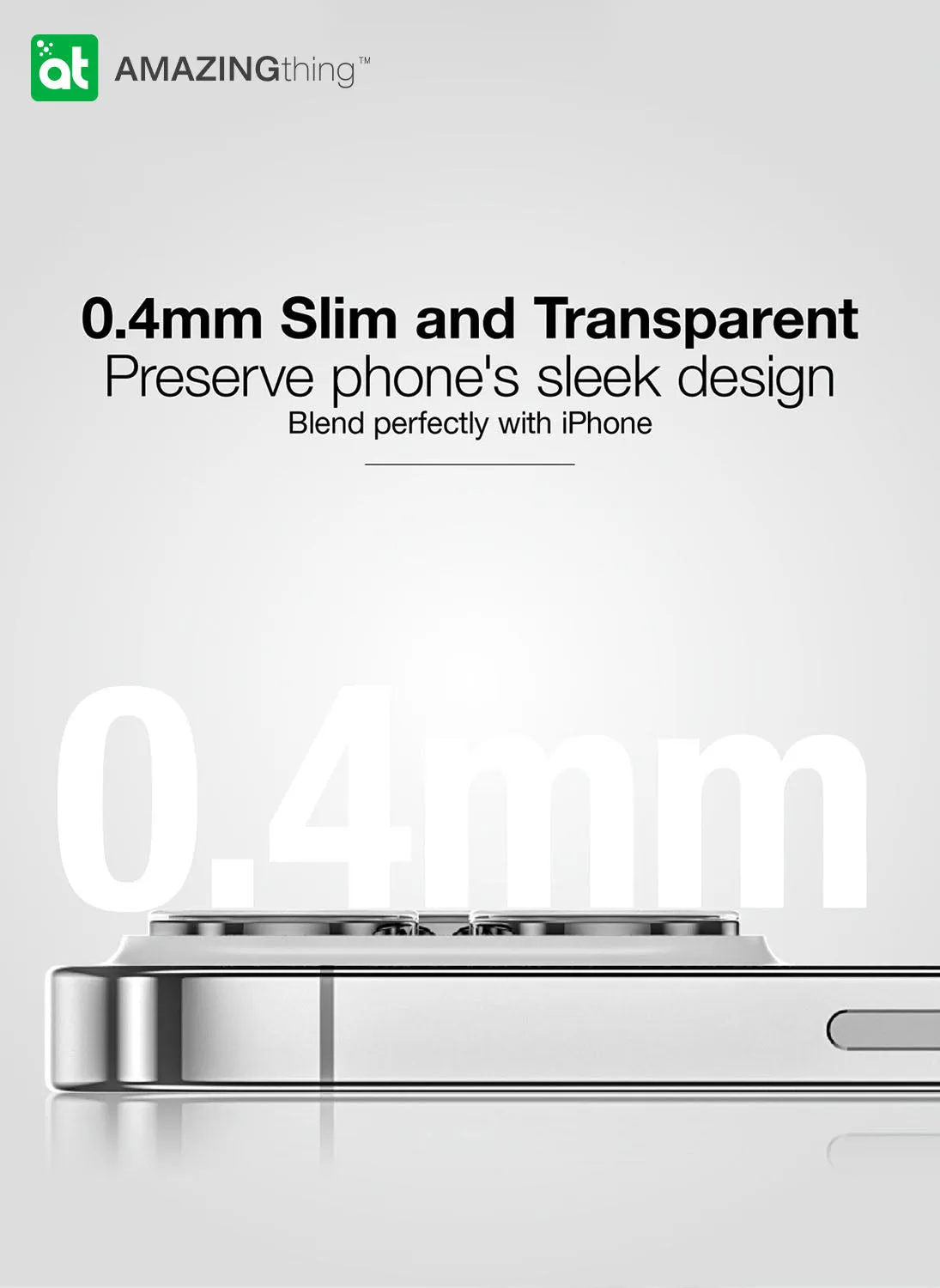 Amazing Thing iPhone 15 PRO / iPhone 15 Pro MAX Camera Lens Protector Supreme Aluminum AR Lens