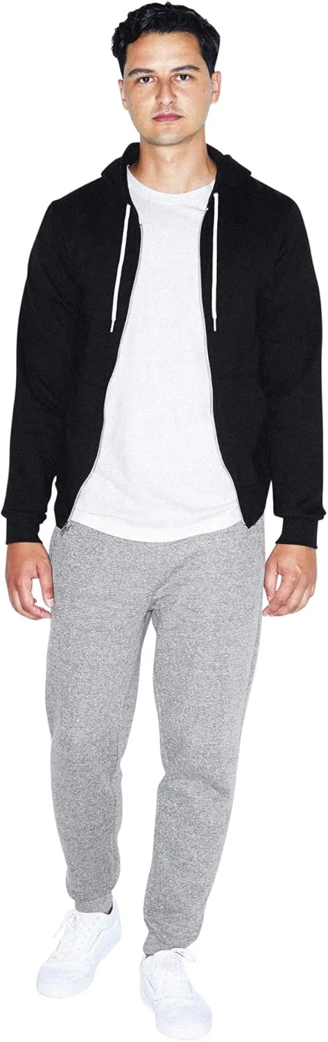 American Apparel Men's Flex Fleece Long Sleeve Zip Hoodie