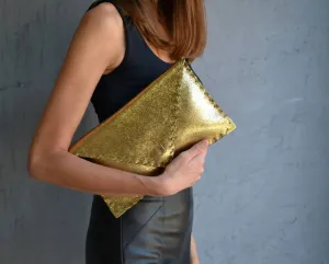 Ana Koutsi - Leather Envelope Clutch