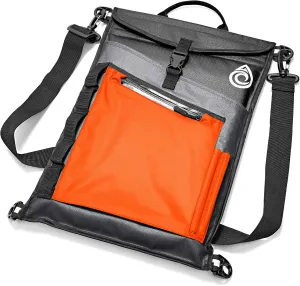 AquaQuest Typhoon Laptop Case - 100% Waterproof, Versatile, Durable, Lightweight, Messenger Bag - Protective Padded Computer Sleeve Pouch - 13" Orange