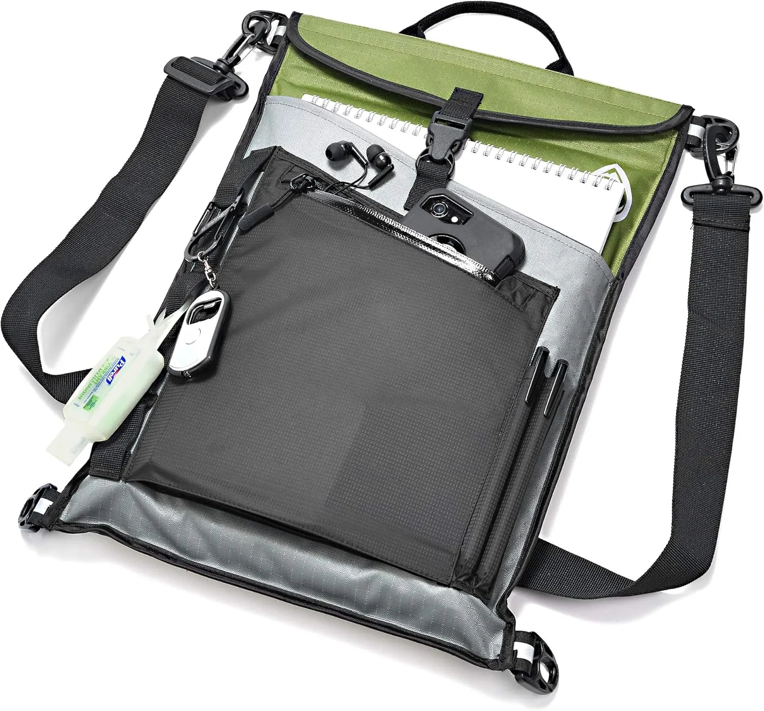 AquaQuest Typhoon Laptop Case - 100% Waterproof, Versatile, Durable, Lightweight, Messenger Bag - Protective Padded Computer Sleeve Pouch - 13" Orange