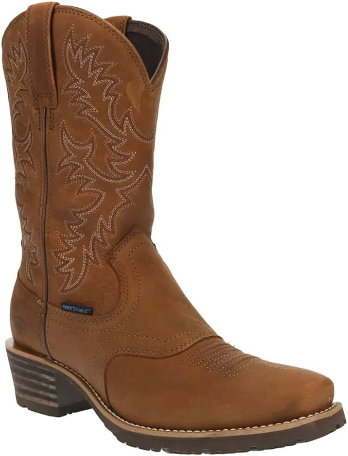 ARIAT Men's Hybrid Roughstock Square Toe Waterproof Cowboy Boot Western