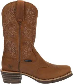 ARIAT Men's Hybrid Roughstock Square Toe Waterproof Cowboy Boot Western