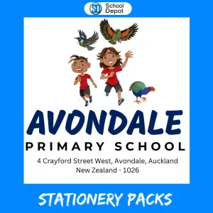 Avondale Primary School Stationery Pack 2025 Takahe Year 5 and 6