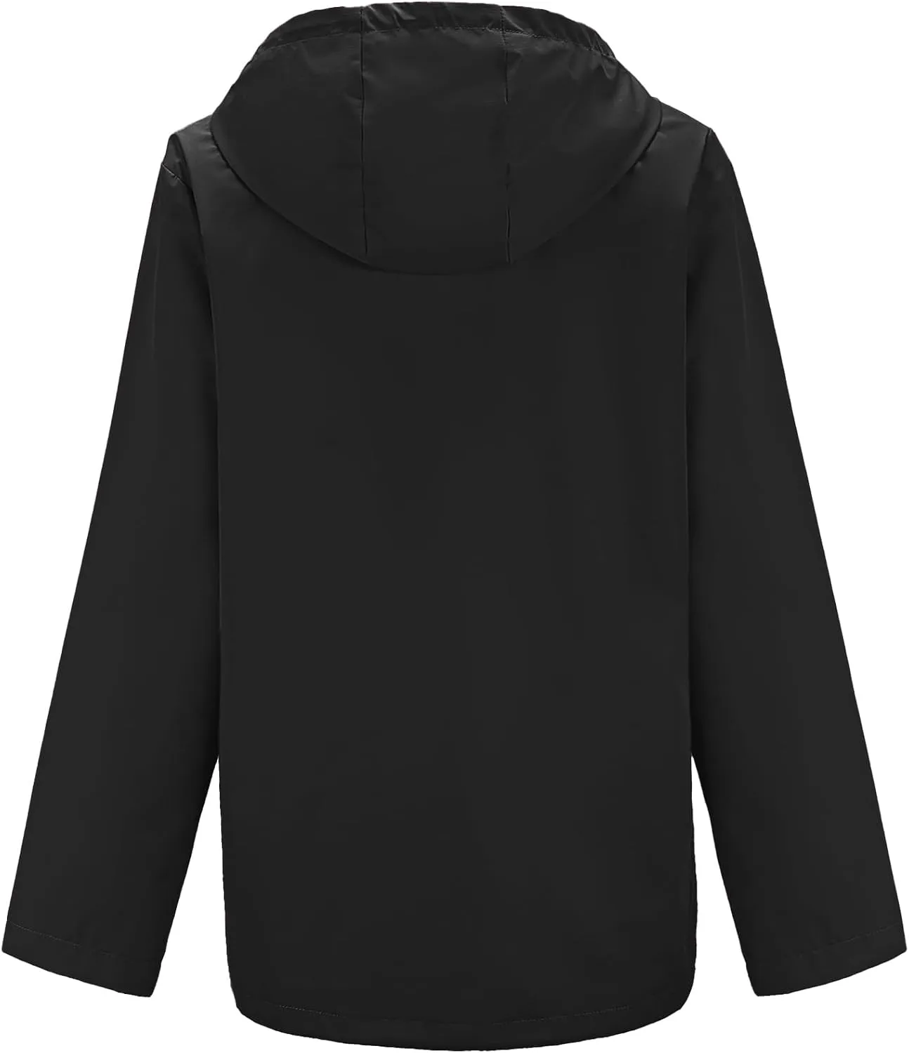 Avoogue Rain Jacket Women Waterproof Lightweight Raincoat Lined Outdoor Hooded Windbreaker