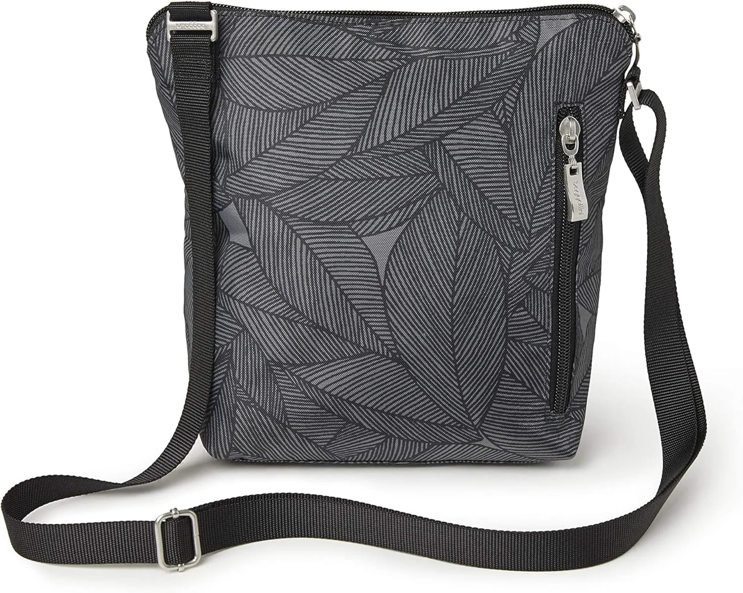 Baggallini Pocket Crossbody Bags for Women 8x8 Small Lightweight Durable Nylon Water-resistant Travel Purse W/Rfid Wristlet
