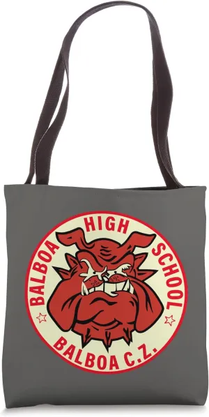 Balboa High School former Panama Canal Zone Bulldog Mascot Tote Bag