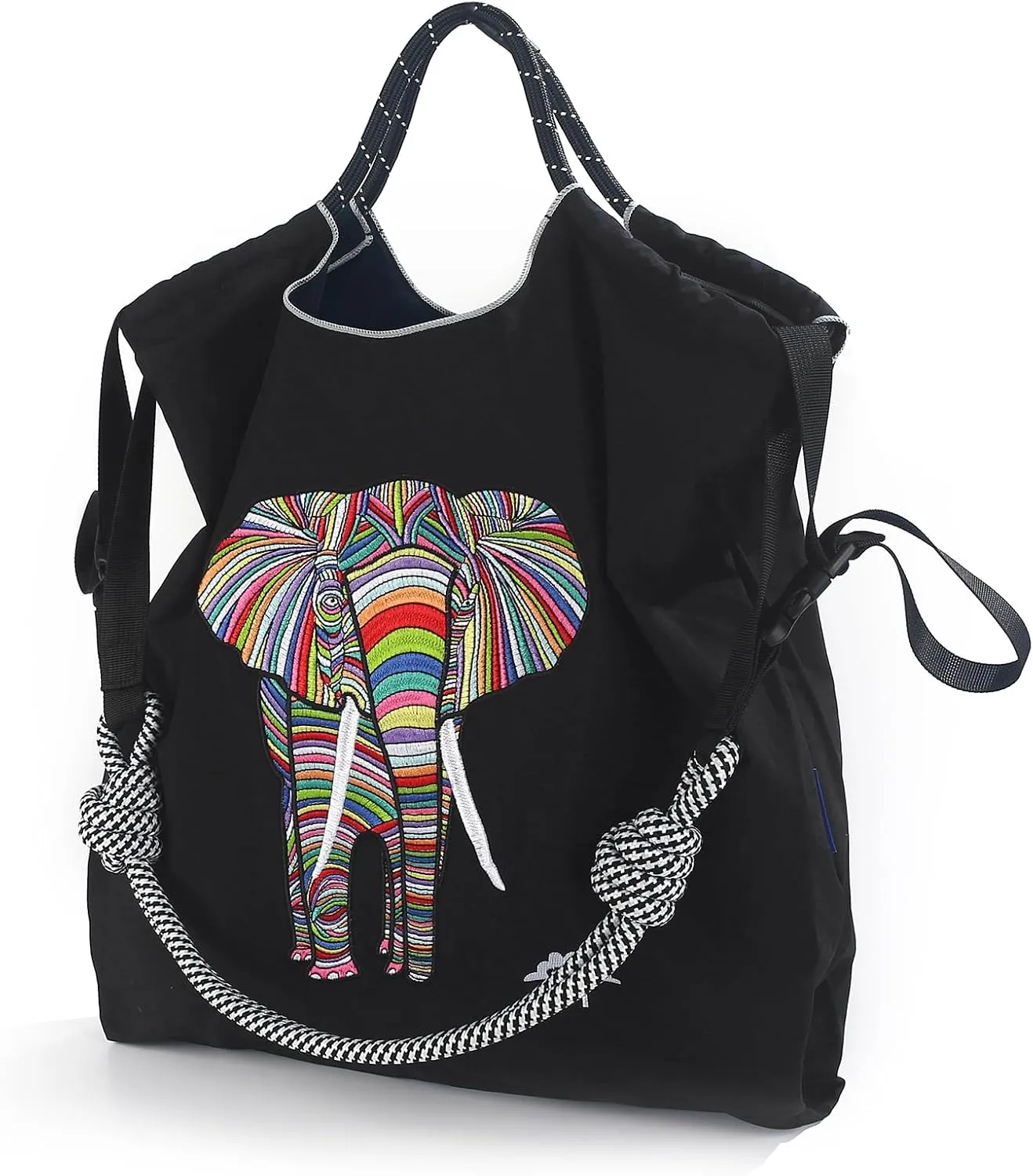 Ball&Chain Tote Bag Women Work Bags Nylon Bag Purse for Women Travel Bags Handbags Everyday Bag with Inner Pockets