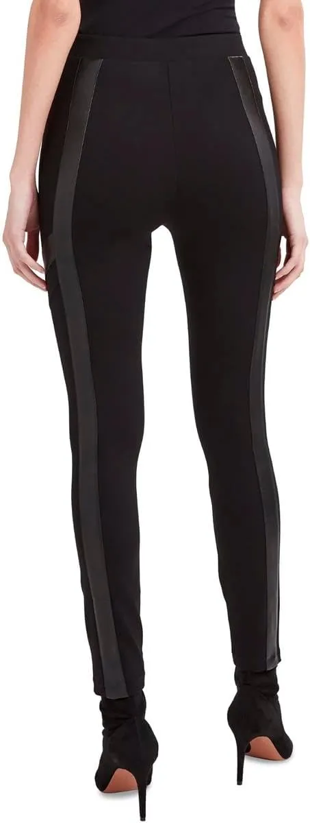 BCBGMAXAZRIA Women's Faux Leather Legging with Zipper