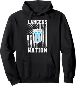 Belleville East Lancers Logo Nation HS Pullover Hoodie