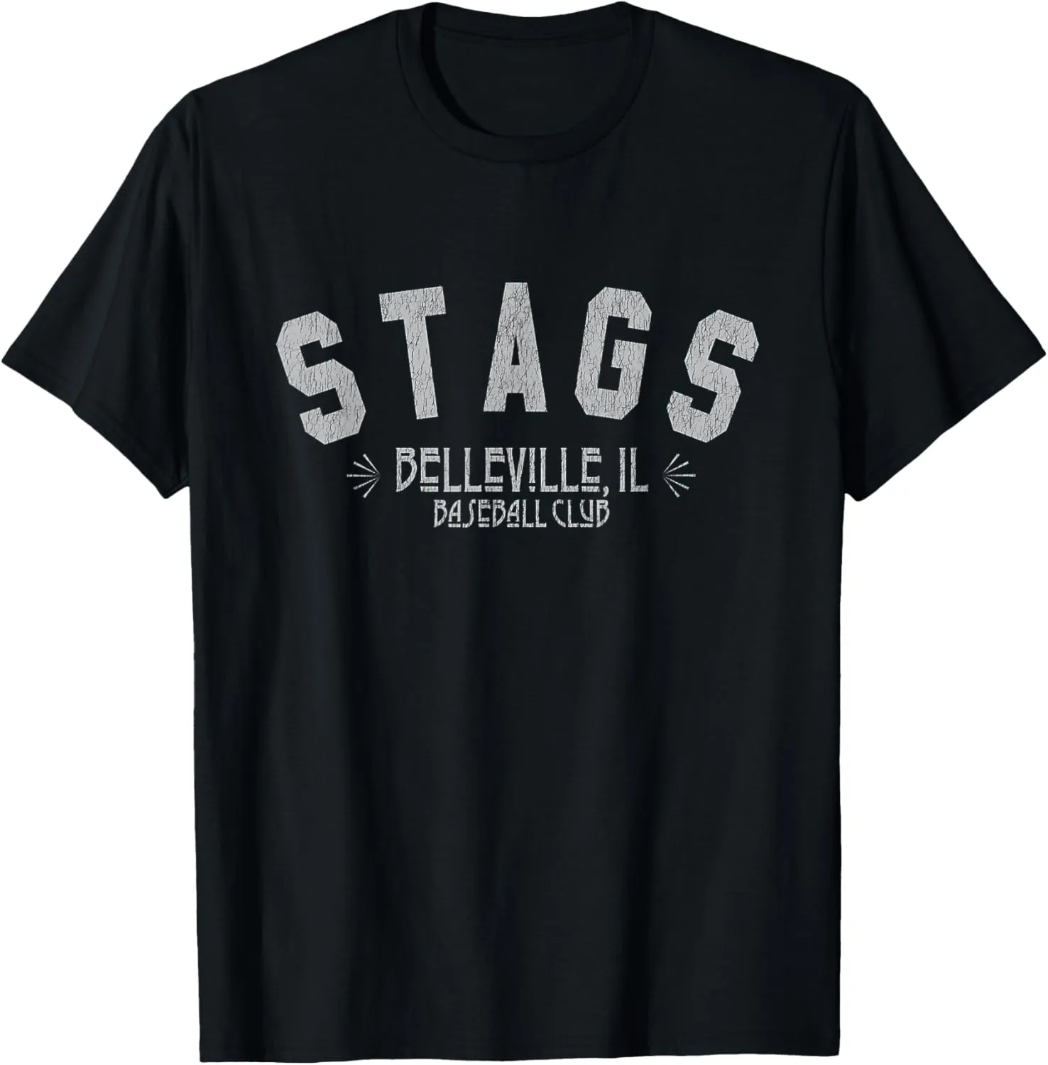 Belleville Stags Old School Baseball T-Shirt