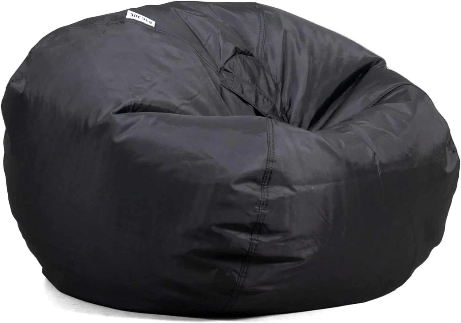Big Joe Classic Bean Bag Chair, Black Smartmax, Durable Polyester Nylon Blend, 2 feet Round