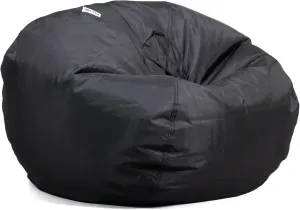 Big Joe Classic Bean Bag Chair, Black Smartmax, Durable Polyester Nylon Blend, 2 feet Round