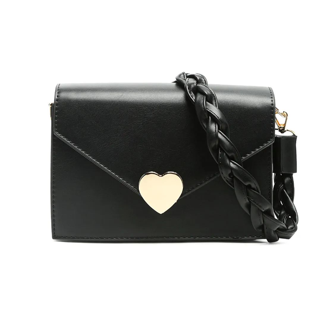 Black Envelope Sling Bag
