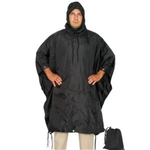 Black Military Ponchos Nylon