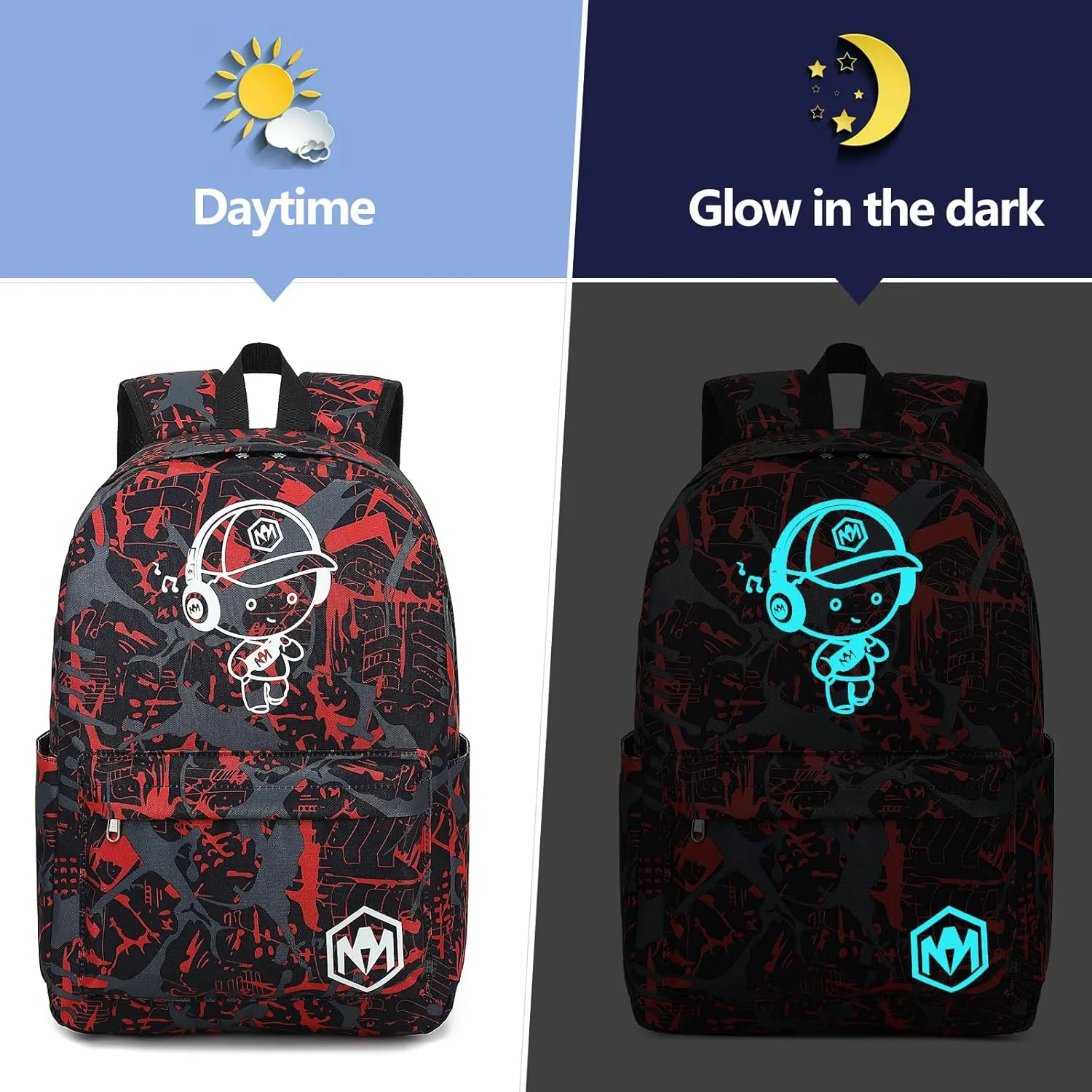 Bluboon Preschool Backpack Kids Kindergarten Backpack With Lunch Box School Book Bags for Elementary Primary Schooler