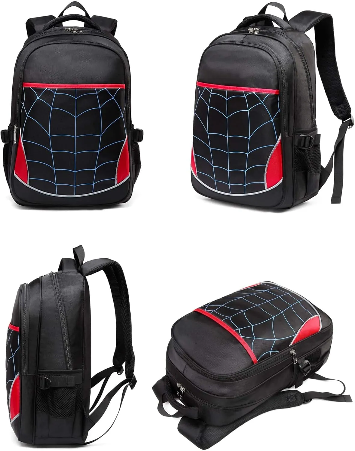 BLUEFAIRY Kids Backpack for Boys Elementary School Bags Kindergarten Primary School Bags Bookbags Back to School Book Bags Gifts Large Campartments Mochilas para Niños 17" Black