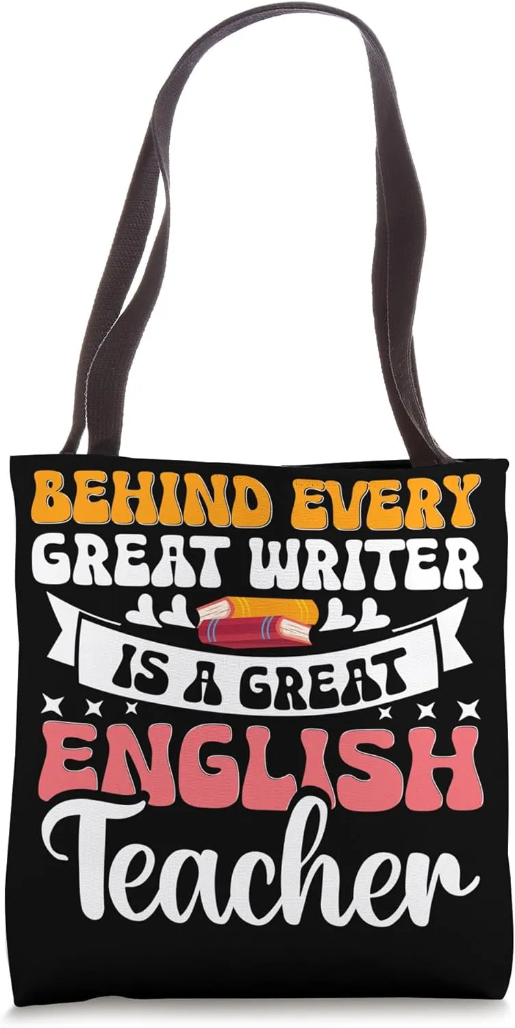 Book Reading Grammar English Teaching School Educator Tote Bag