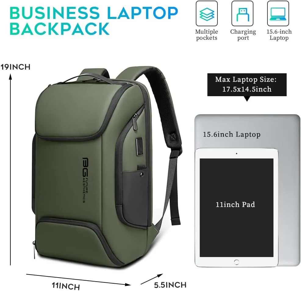 Business Laptop Smart backpack Can Hold 15.6 Inch Laptop Commute Backpack Carry on bag for men and women