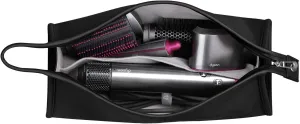 Buwico PU Leather Travel Case Portable Storage Bag for Dyson Airwrap Styler/Shark Airwrap, Waterproof Anti-scratch Dustproof Shockproof Protection Organizer Travel Gift Case, Travel Case for Shark Flexstyle