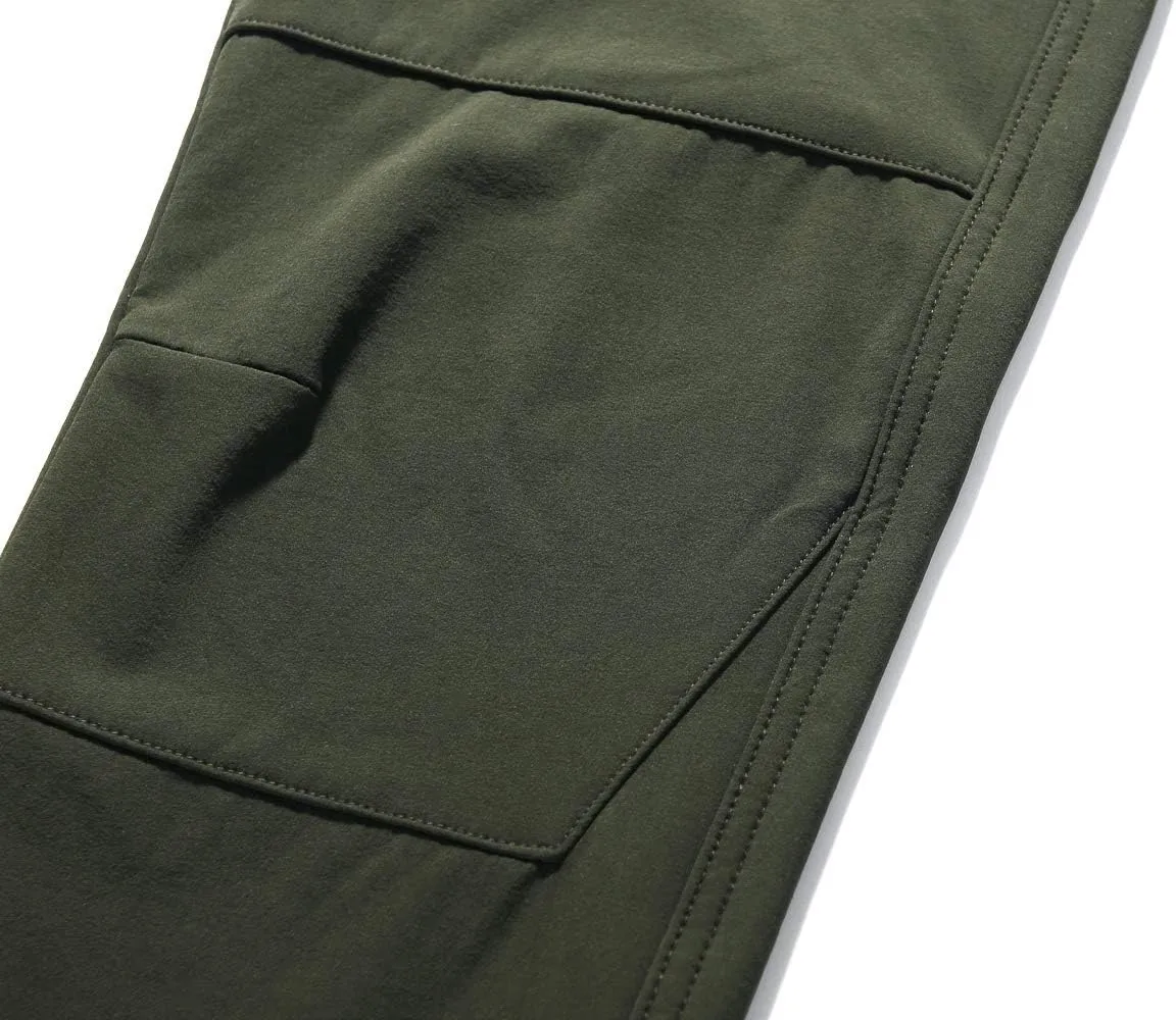 Camii Mia Women's Winter Warm Outdoor Slim Windproof Waterproof Ski Snow Fleece Hiking Pants