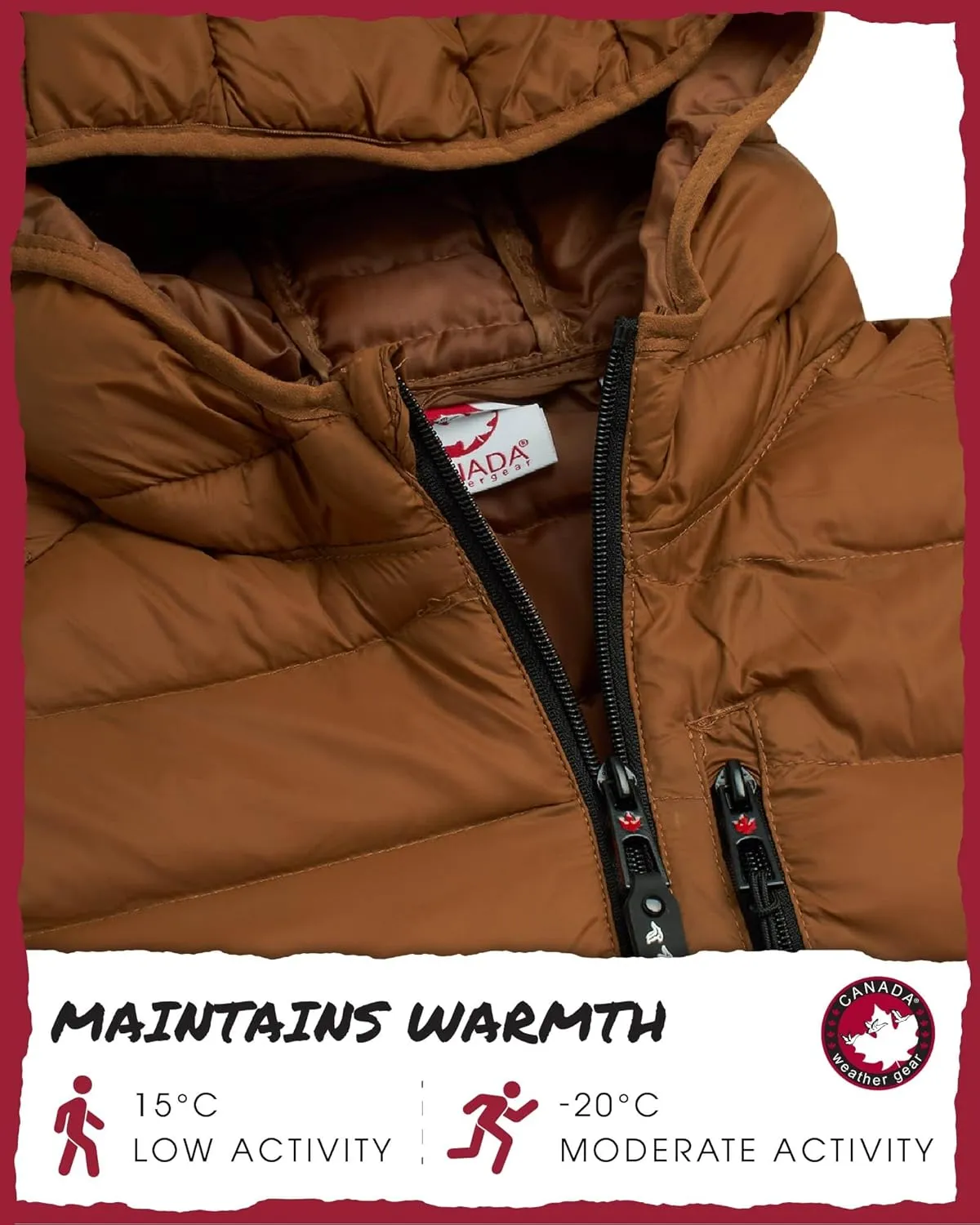 CANADA WEATHER GEAR Mens' Puffer Jacket - Lightweight Packable Bubble Coat, Water Resistant Outerwear Jackets for Men (M-XXL)