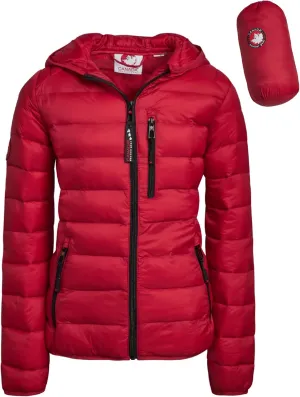 CANADA WEATHER GEAR Women's Puffer Jacket - Packable Bubble Coat, Water Resistant Outerwear Jackets for Women (XXS-M)