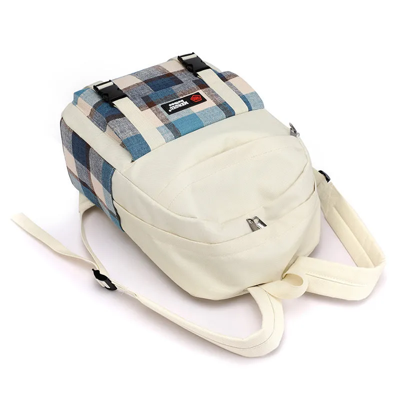 Canvas Backpack Can Even Carry Large-Sized And Heavy Books