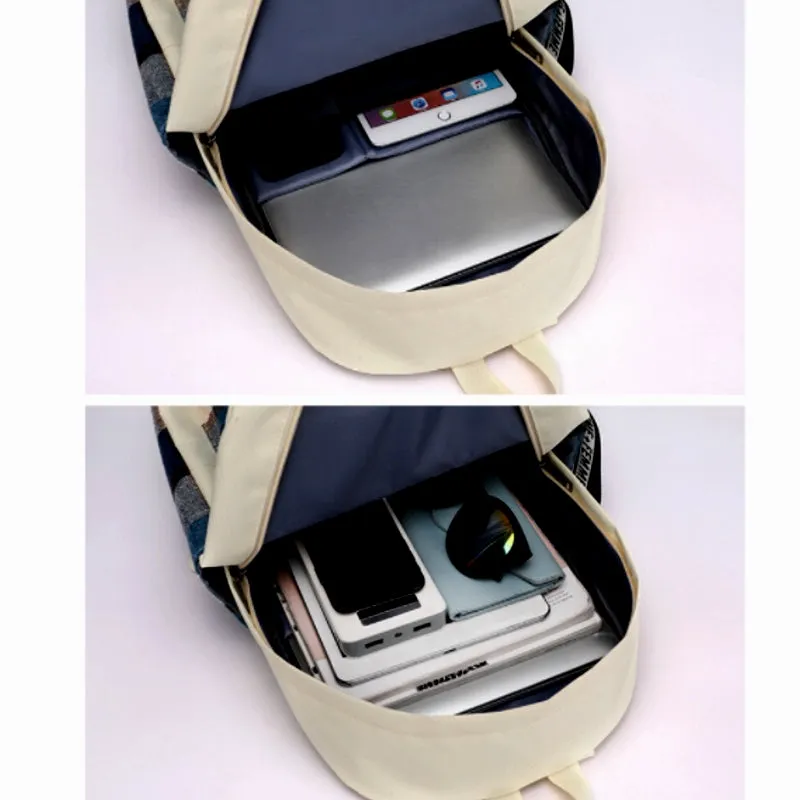 Canvas Backpack Can Even Carry Large-Sized And Heavy Books